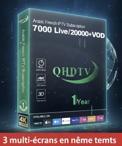 qhdtv iptv abonnement 12 mois
